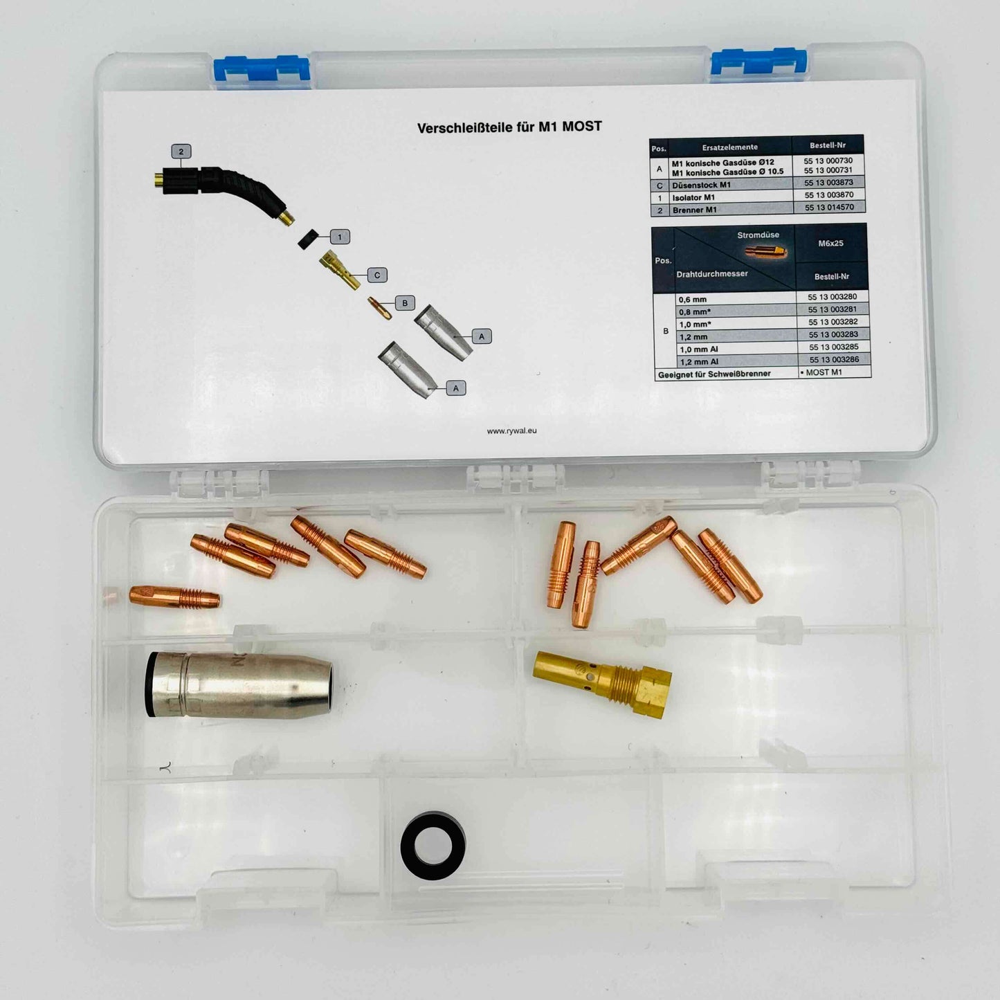 M1 Verschleißteile-Box M1 17-teilig